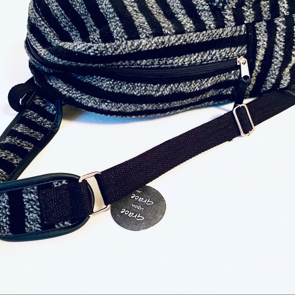 Madden Girl Striped Backpack - Picture 10 of 14